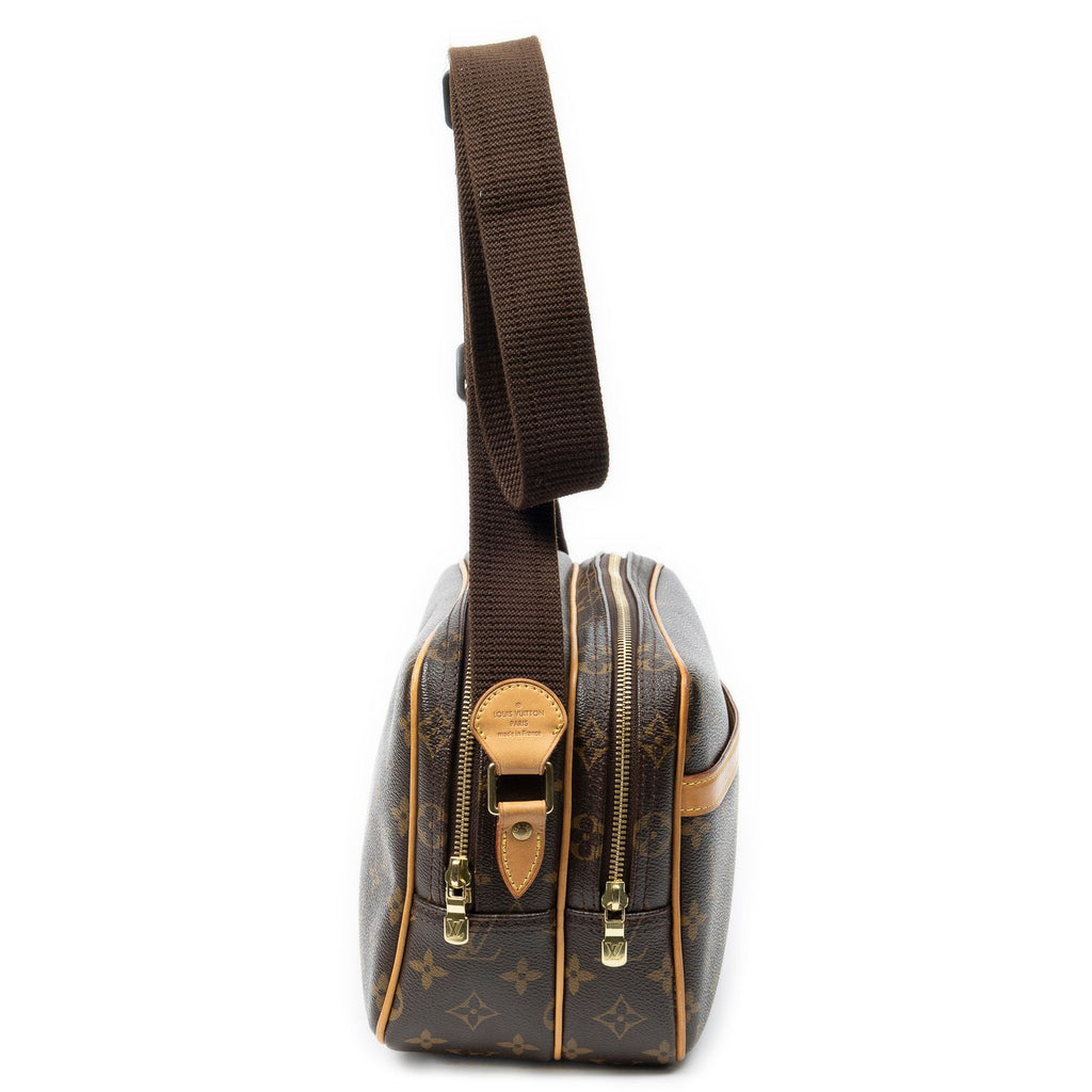 Louis Vuitton Reporter Brown Monogram Canvas Messenger — view 4
