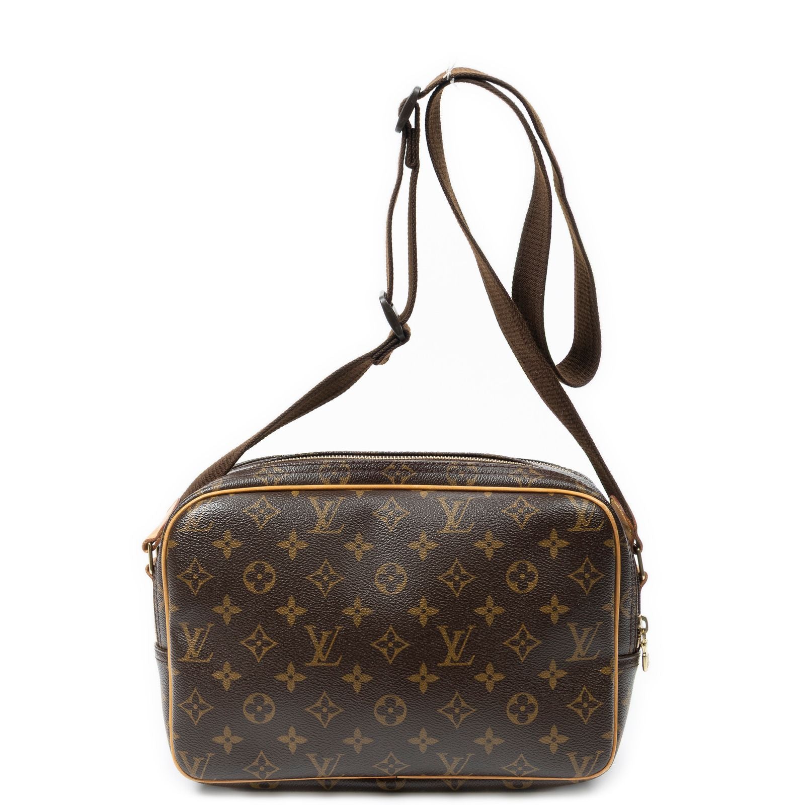 Louis Vuitton Reporter Brown Monogram Canvas Messenger — view 5