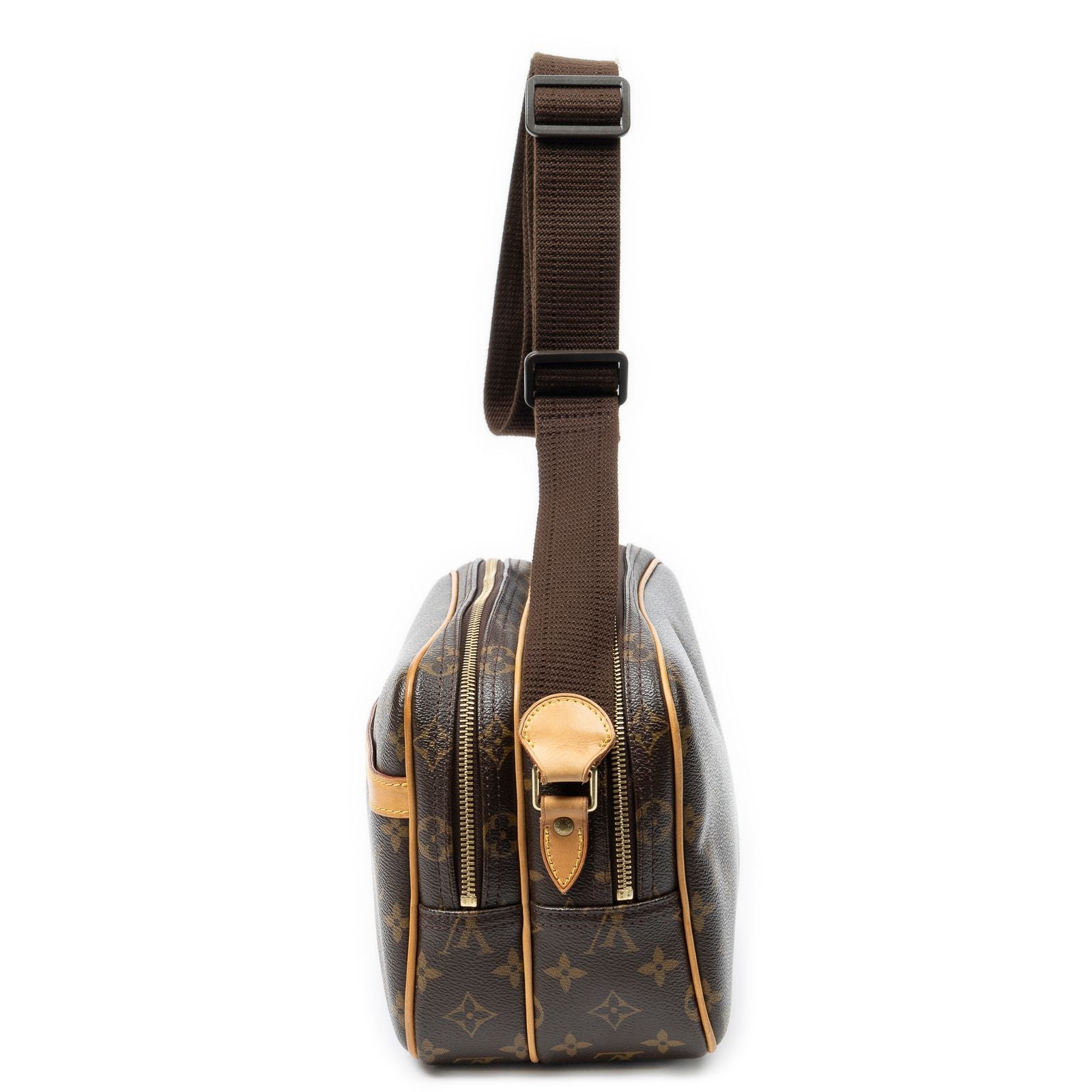 Louis Vuitton Reporter Brown Monogram Canvas Messenger — view 3