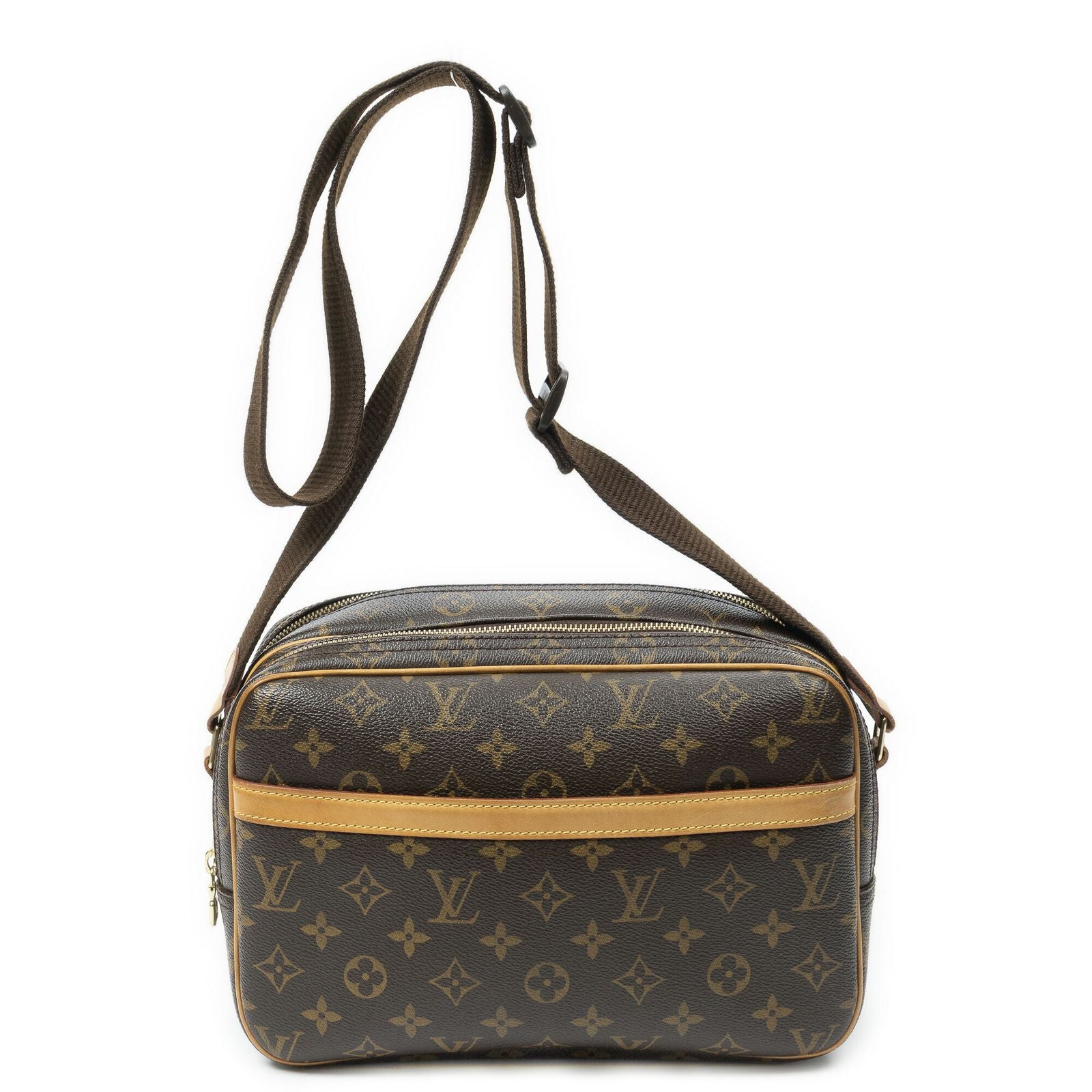 Louis Vuitton Reporter Brown Monogram Canvas Messenger