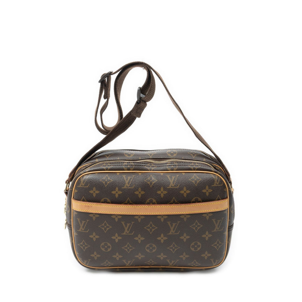 Louis Vuitton Reporter Brown Monogram Canvas Messenger