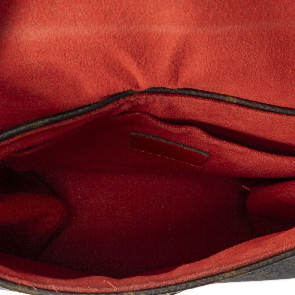 Louis Vuitton Locky Red Brown Monogram Canvas Messenger — view 9