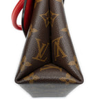 Louis Vuitton Locky Red Brown Monogram Canvas Messenger — view 7