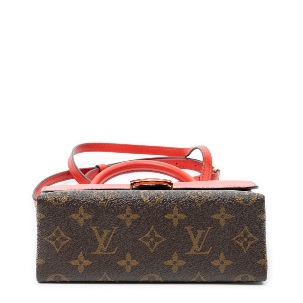 Louis Vuitton Locky Red Brown Monogram Canvas Messenger — view 6