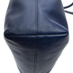Prada 2-Way Tote Navy Vitello Daino — view 8