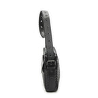 Bottega Veneta Front Pocket Crossbody Black Intrecciato Leather — view 3
