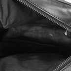 Bottega Veneta Front Pocket Crossbody Black Intrecciato Leather — view 9