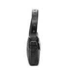 Bottega Veneta Front Pocket Crossbody Black Intrecciato Leather — view 4