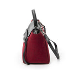Celine Mini Belt Bag Red Black Wool Canvas — view 3