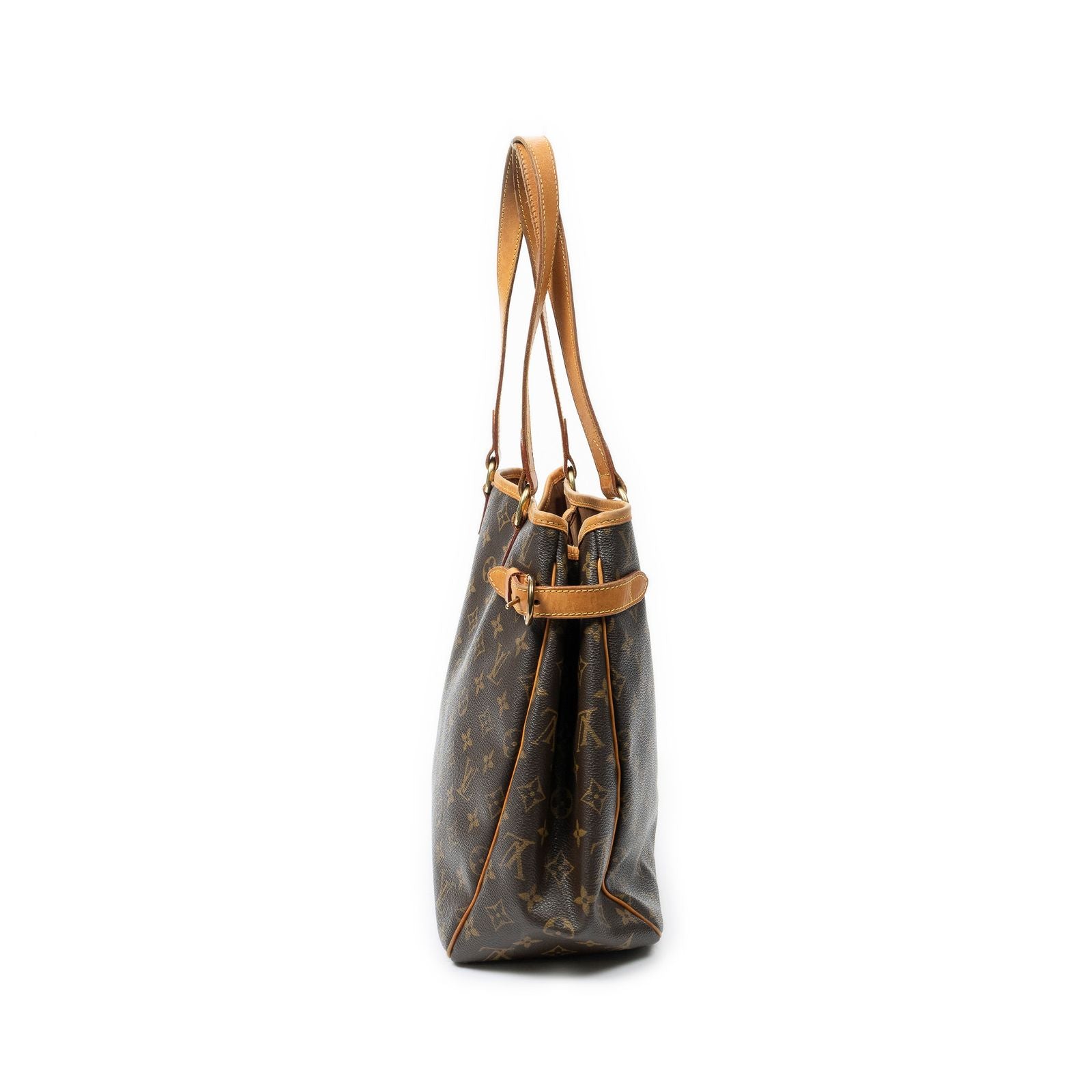 Louis Vuitton Batignolles Vertical Brown Monogram Canvas Messenger — view 3