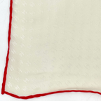 Chanel CC Logo Scarf Silk Beige — view 5