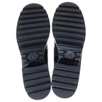 Louis Vuitton Laureate Line Monogram Leather Side Gore Heels Short Boots Black — view 5