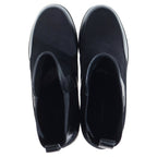 Louis Vuitton Laureate Line Monogram Leather Side Gore Heels Short Boots Black — view 4