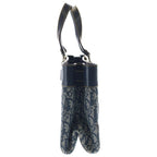 Dior Trotter Canvas Leather Tote Blue — view 3