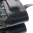 Dior Trotter Canvas Leather Tote Blue — view 7