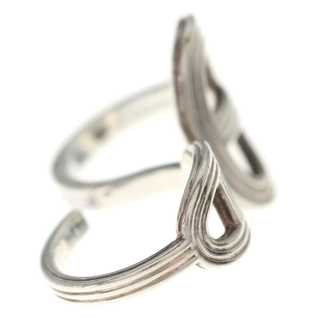 Hermes Chaine D'ancre Double Ring Silver — view 3
