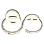 Hermes Chaine D'ancre Double Ring Silver — view 2