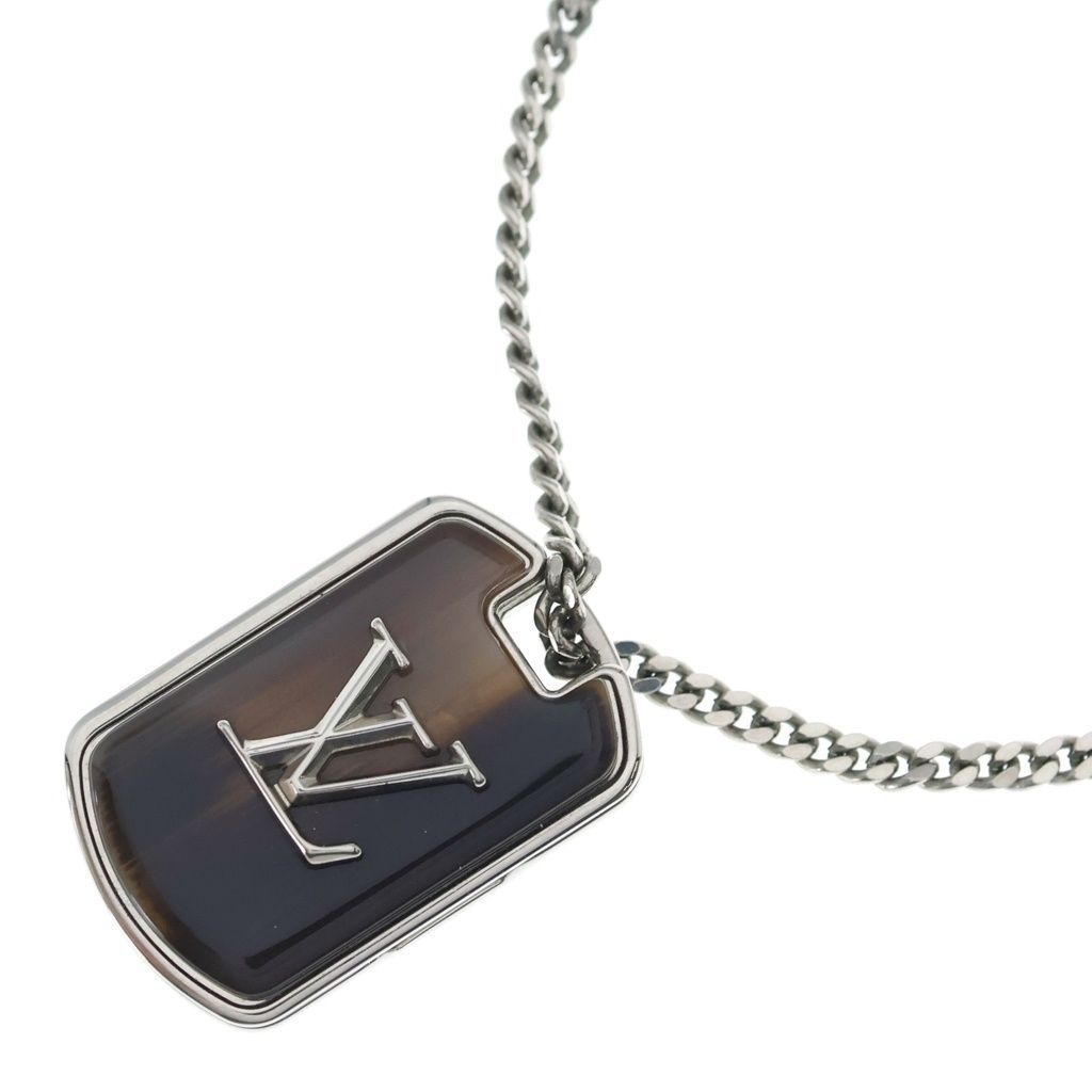Louis Vuitton Collier LV Shades Pendant Chain Silver