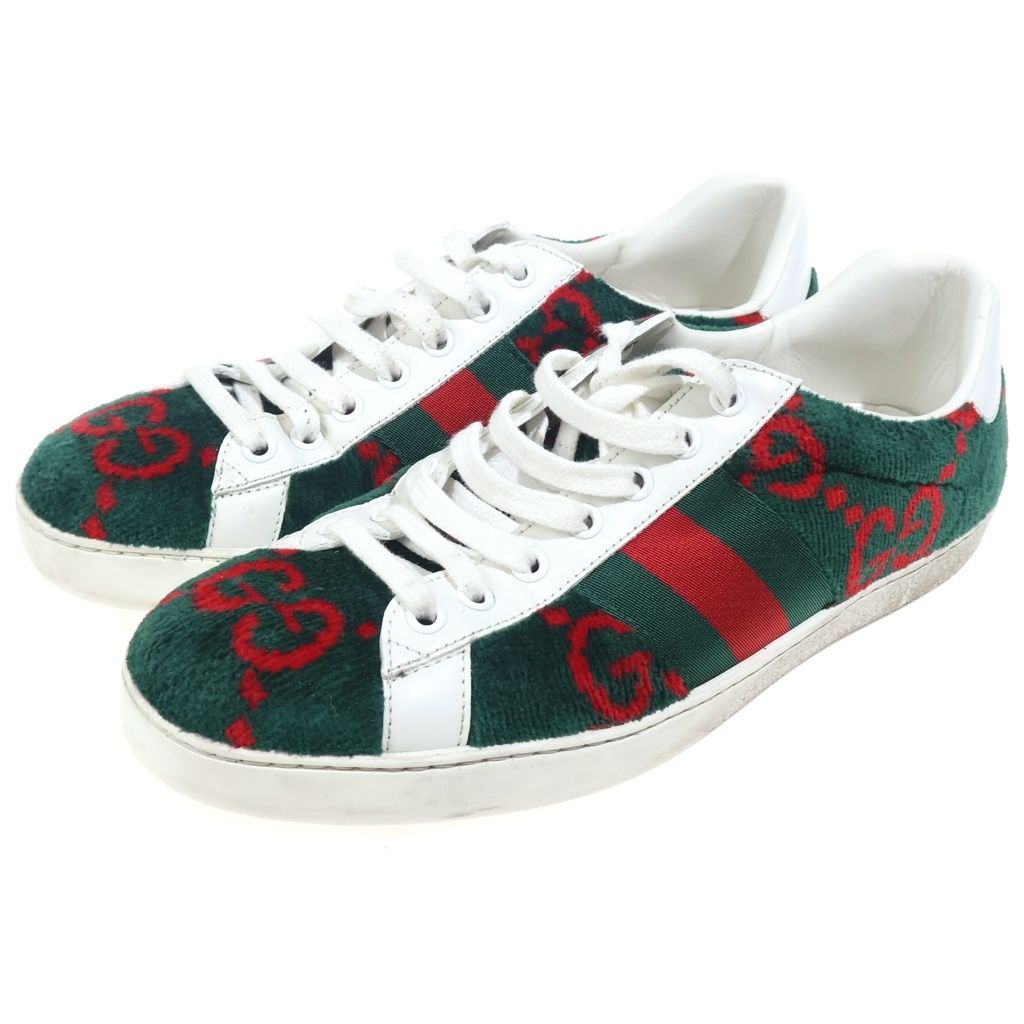 Gucci GG Terry Cloth Low Cut Sneakers 6 Multi — view 2