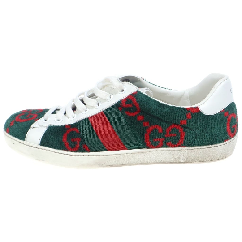 Gucci GG Terry Cloth Low Cut Sneakers 6 Multi