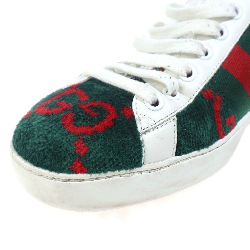 Gucci GG Terry Cloth Low Cut Sneakers 6 Multi — view 6