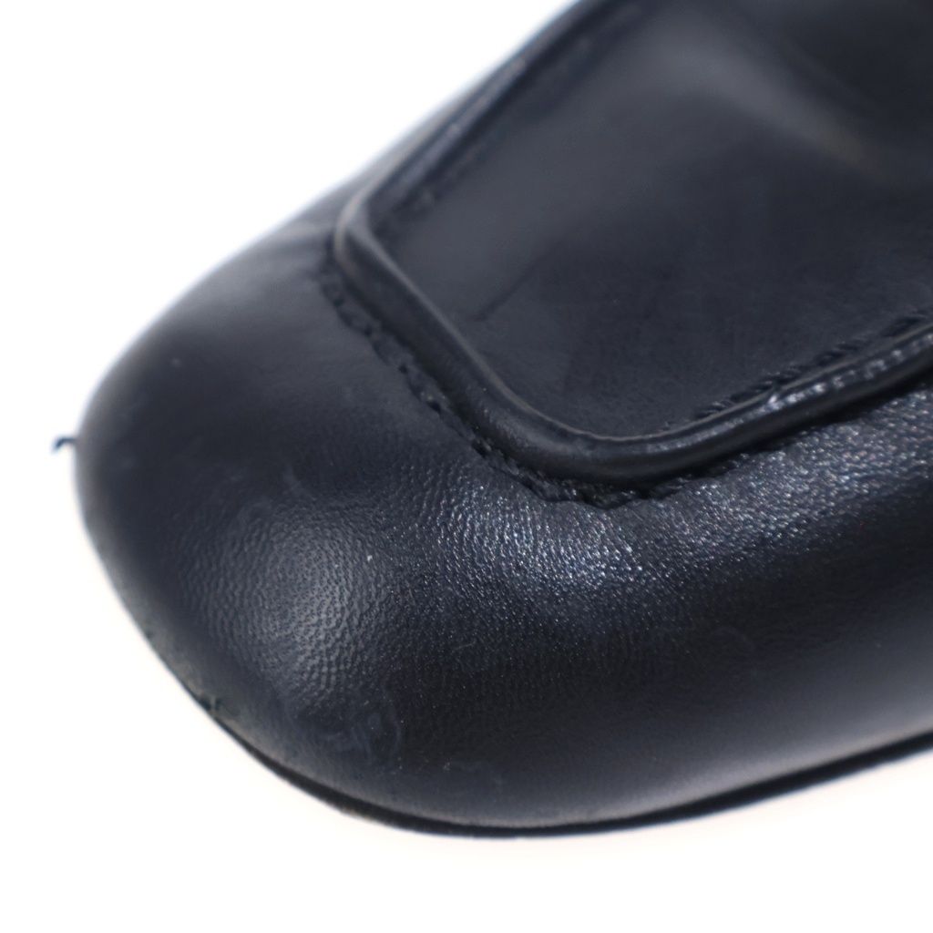 Gucci Interlocking Zumi Mid Heels Loafers Black — view 6