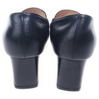 Gucci Interlocking Zumi Mid Heels Loafers Black — view 3