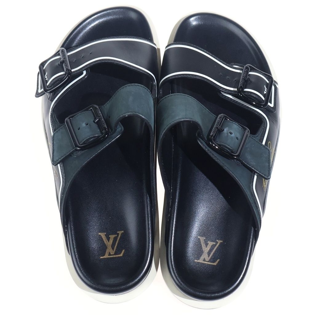 Louis Vuitton LV Trainer Sandals Black 7 Sneaker — view 4