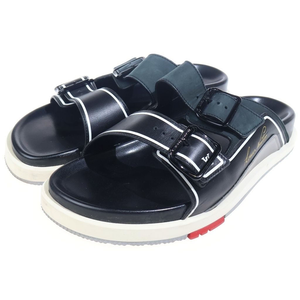 Louis Vuitton LV Trainer Sandals Black 7 Sneaker — view 2