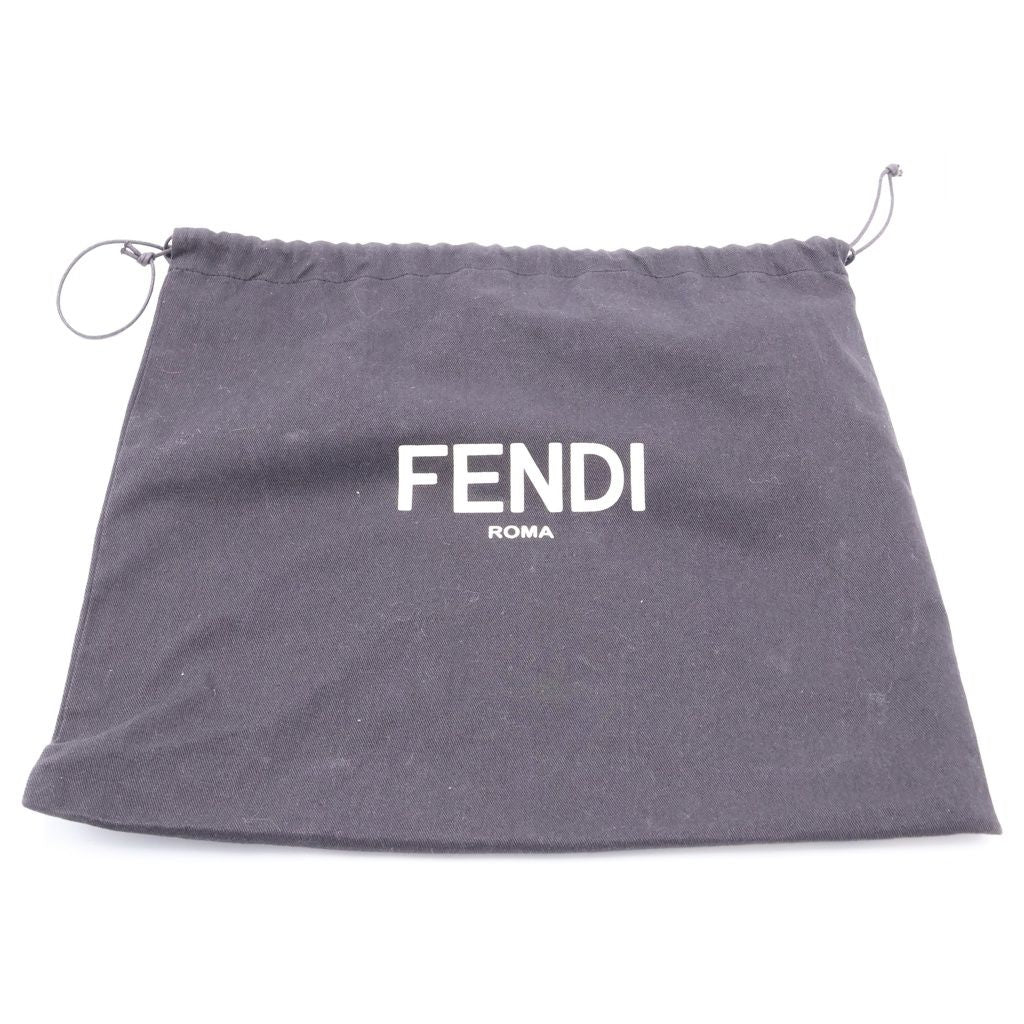 Fendi Small Fendessence Selleria Leather Handbag Beige — view 6