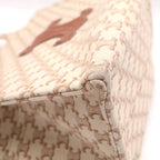 Celine Cabas Thais Large Triomphe Canvas Leather Tote Beige — view 6