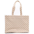 Celine Cabas Thais Large Triomphe Canvas Leather Tote Beige — view 2