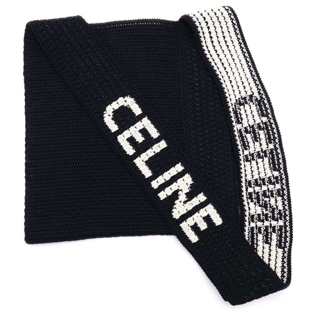 Celine Crocheted Cotton Logo Tote — view 2