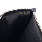 Saint Laurent Paris Skull Pineapple All Over Pattern Leather Card Case Black — view 5
