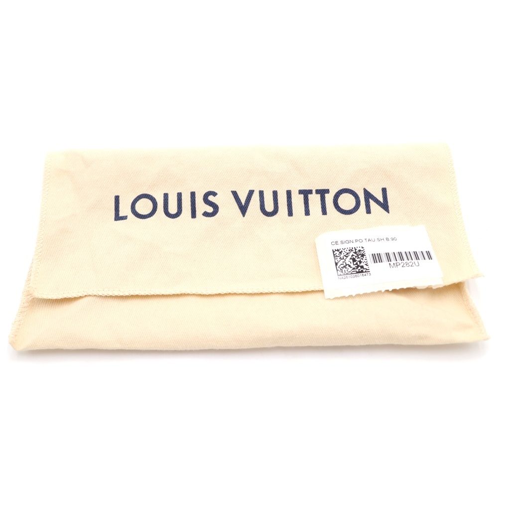 Louis Vuitton Sun Tulle Signature Pocket Ceinture Waist Bag Navy — view 6