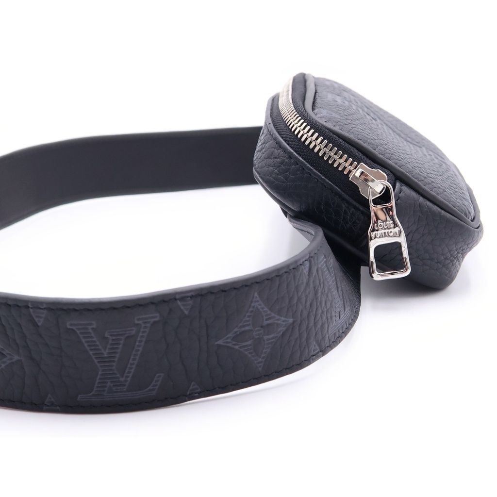 Louis Vuitton Sun Tulle Signature Pocket Ceinture Waist Bag Navy — view 3