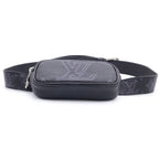 Louis Vuitton Sun Tulle Signature Pocket Ceinture Waist Bag Navy — view 4