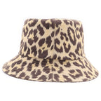 Dior Leopard Print Oblique Reversible Bucket Hat Multi — view 3