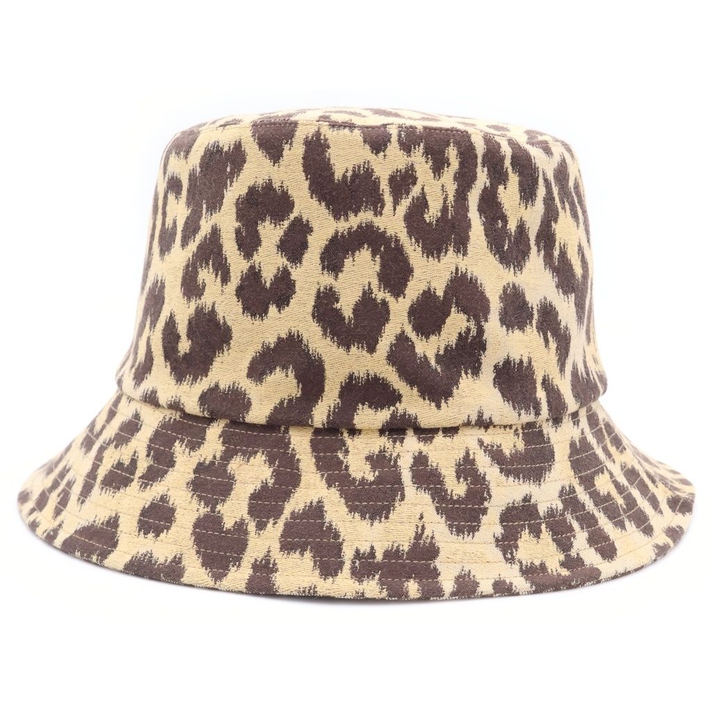 Dior Leopard Print Oblique Reversible Bucket Hat Multi