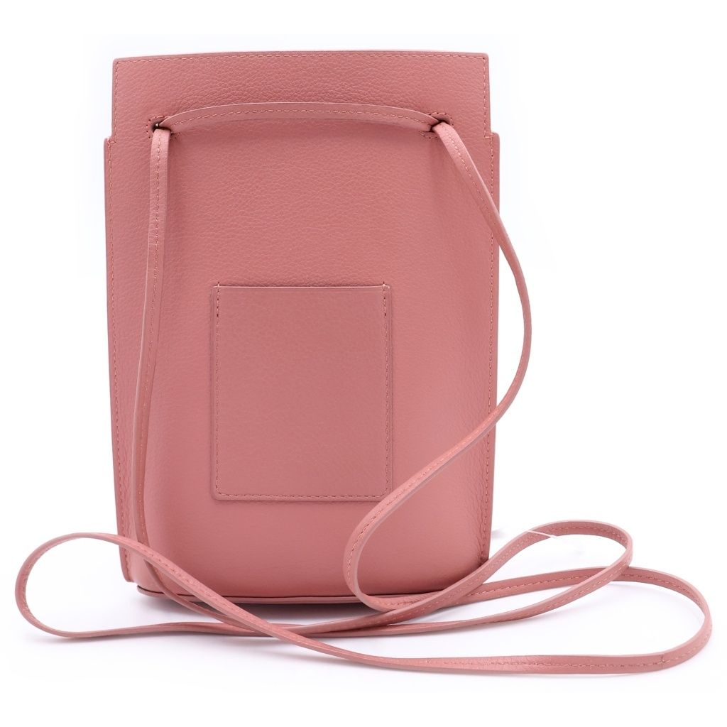 Loewe Dice Pocket Leather Shoulder Bag Pink — view 2