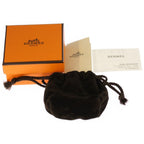 Hermes Mini Double D Scarf Ring Silver — view 6