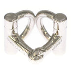 Hermes Mini Double D Scarf Ring Silver — view 2
