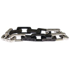 Louis Vuitton Bracelet Monogram Chain Silver Black — view 4