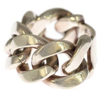 Bottega Veneta Chain Plate Ring Silver — view 3