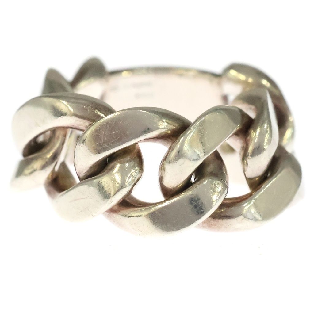 Bottega Veneta Chain Plate Ring Silver — view 2