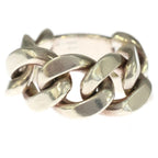 Bottega Veneta Chain Plate Ring Silver — view 2
