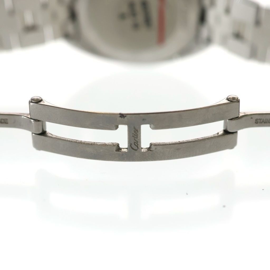 Cartier Cles de SS at Stainless Steel Automatic Winding Silver Dial Watch — view 6