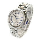 Cartier Cles de SS at Stainless Steel Automatic Winding Silver Dial Watch — view 4