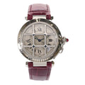 Cartier Pasha Grid Anniversary SS Leather at Stainless Steel Automatic Winding