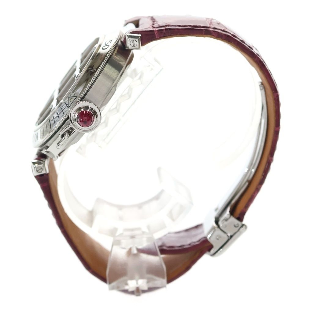 Cartier Pasha Grid Anniversary SS Leather at Stainless Steel Automatic Winding — view 3